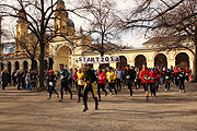 Start Neujahrslauf 2014 im Hofgarten (©Foto: Martin Schmitz)